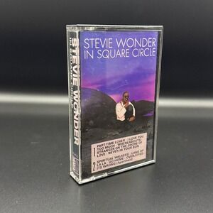 Stevie Wonder In Square Circle Cassette Tape 1985 Tamla 6134TC Part-Time Lover